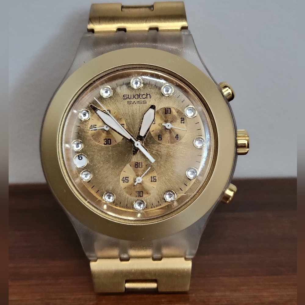 Swatch Irony Diaphane Swiss watch
